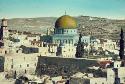 Jerusalem: Dome of the Rock and Western Wall by Unbekannt Unbekannt
